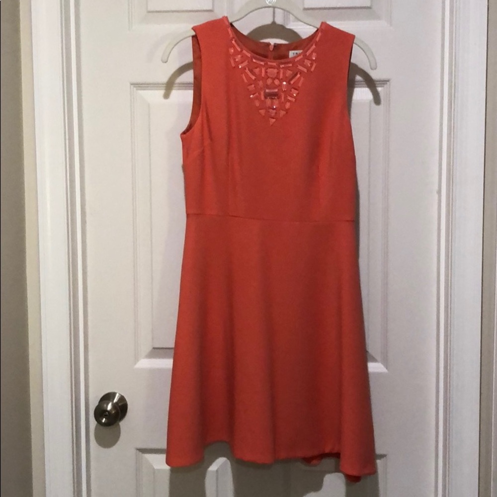 Trina Turk coral dress size 4